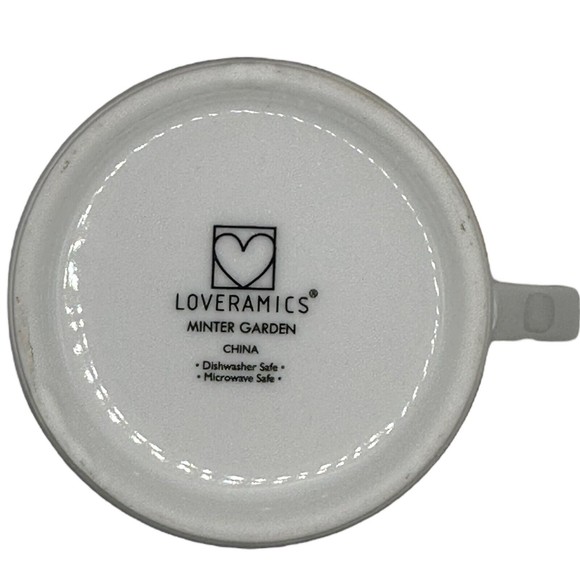 (4) FOUR Piece LOVERAMICS MINTER GARDEN Tea Cup Saucer Set Pattern Lynn's China - Picture 9 of 14
